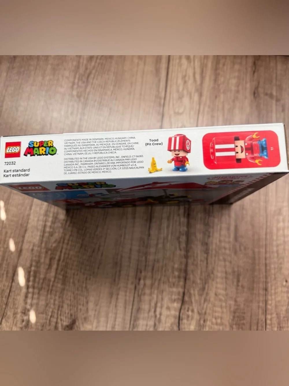 Lego Super Mario Red and Black Mario Kart Set